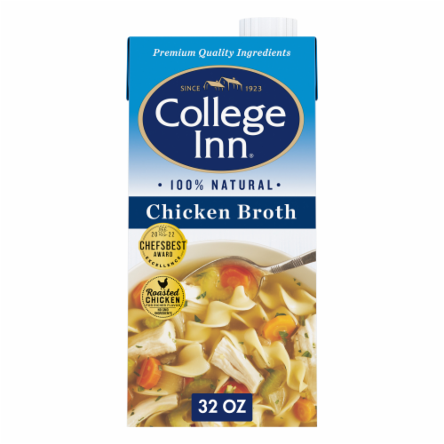 College Inn® 100% Natural Chicken Broth Perspective: front