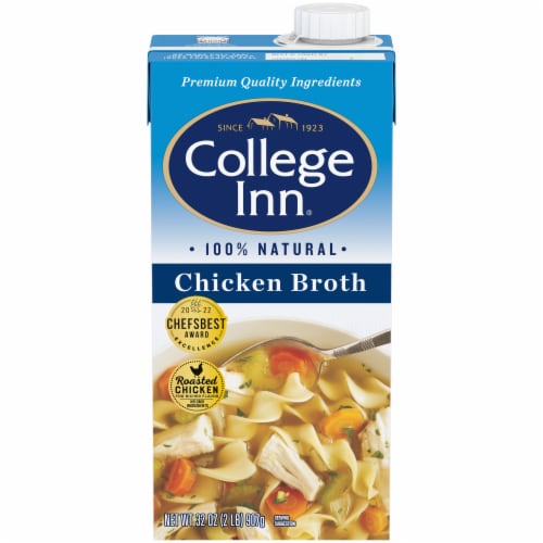 College Inn® 100% Natural Chicken Broth Perspective: front