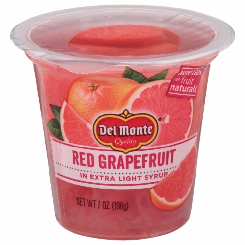 Del Monte® Red Grapefruit Fruit Cup Snacks Perspective: front