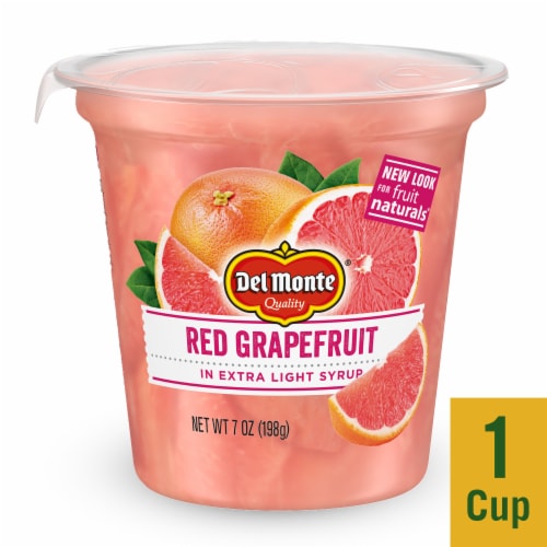 Del Monte® Red Grapefruit Fruit Cup Snacks Perspective: front