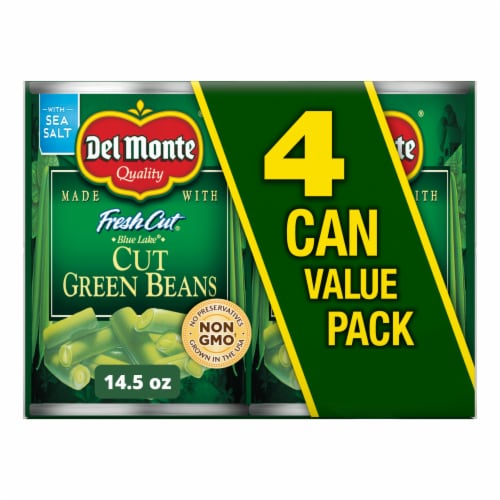 Del Monte Blue Lake Cut Green Beans Perspective: front