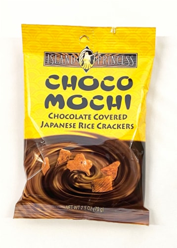 Island Princess Choco Mochi Chocolate Covered Japanese Rice Crackers, 2 ...