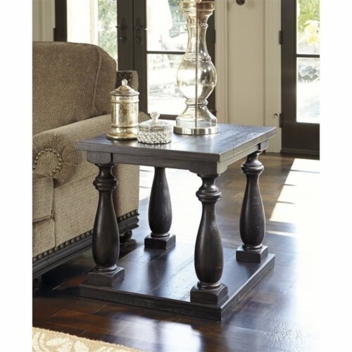 Ashley furniture black end tables deals