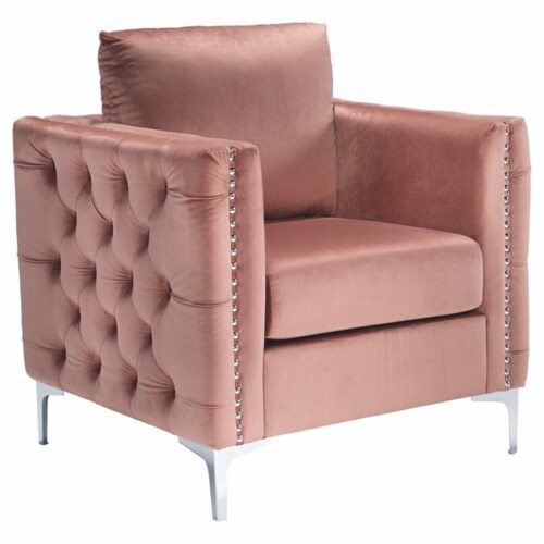 Signature Design by Ashley Lizmont Accent Chair in Blush Pink Perspective: front