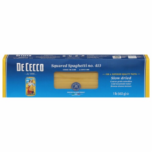 De Cecco Squared Spaghetti Perspective: front