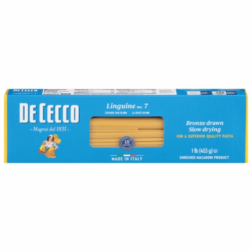 De Cecco No. 7 Linguine Perspective: front