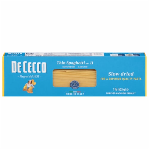 De Cecco Thin Spaghetti 20X1 Lb Perspective: front