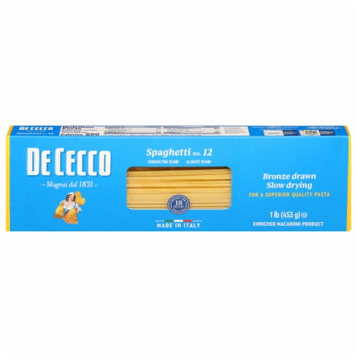 De Cecco No. 12 Spaghetti Perspective: front
