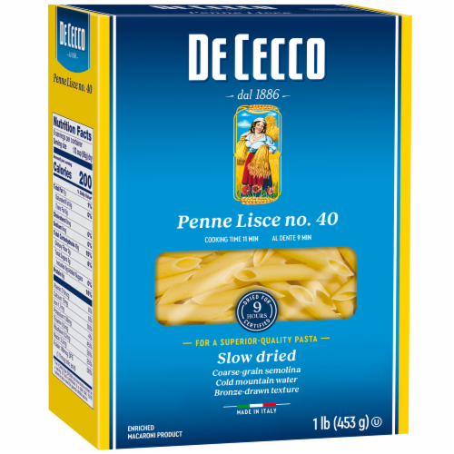 De Cecco Penne Pasta Perspective: front
