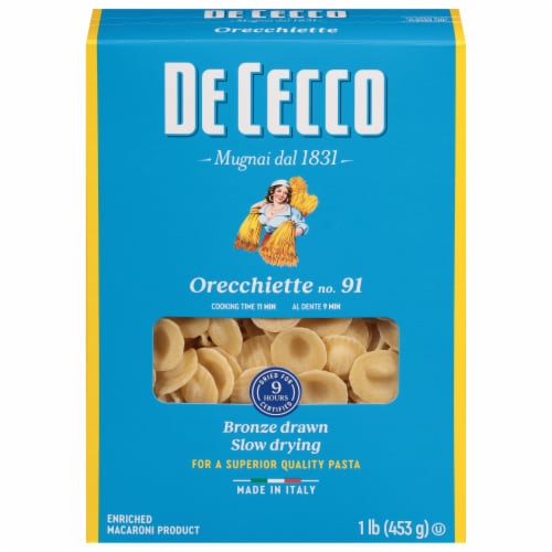 De Cecco® Orecchiette Pasta Perspective: front