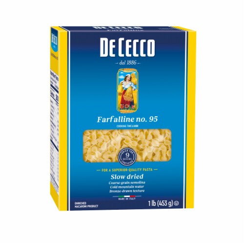 De Cecco Farfalline No. 95 Pasta Perspective: front
