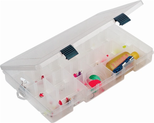 Plano Stowaway 24-Compartment Utility Box - Transparent, 14 x 9.13