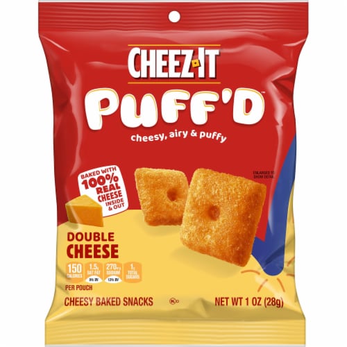 Cheez-It® Puff'd™ Double Cheese Cheese Puffs Snacks Perspective: front