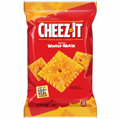 Sunshine Cheez It Whole Grain Cracker, 1 Ounce -- 60 per case. Perspective: front