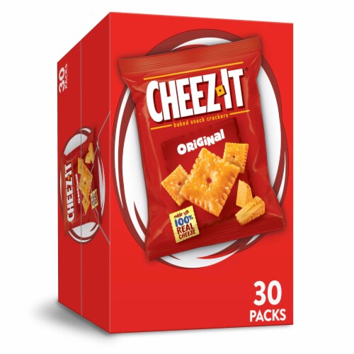 Cheez-It® Original Cheese Snack Crackers Single Serve Perspective: front