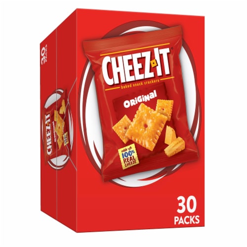Cheez-It® Original Cheese Snack Crackers Single Serve Perspective: front