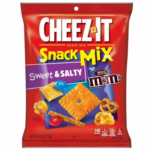 Sunshine Cheez It Sweet Salty Snack Mix, 4 Ounce -- 6 per case. Perspective: front