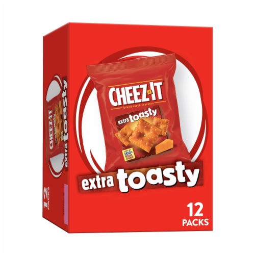 Cheez-It® Extra Toasty Cheese Snack Crackers Perspective: front