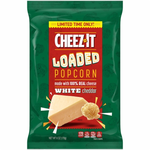Cheez-It White Cheddar Loaded Popcorn Perspective: front