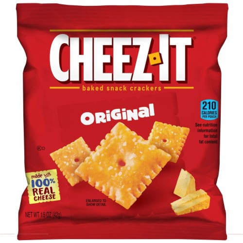 Cheez-It Original Baked Snack Crackers - 1.5 oz. bag, 48 per case