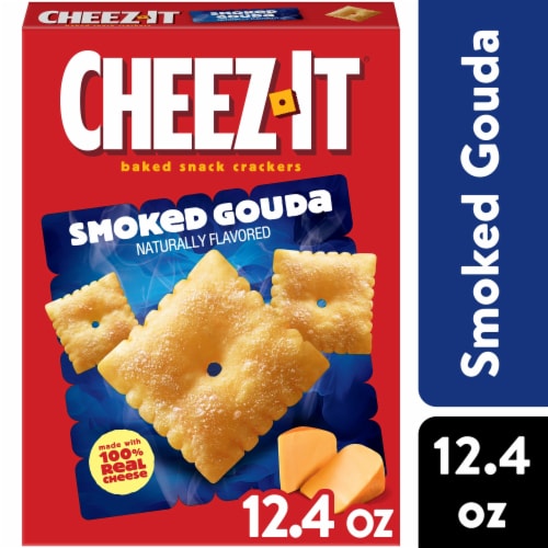 Cheez-It® Smoked Gouda Baked Snack Crackers Perspective: front
