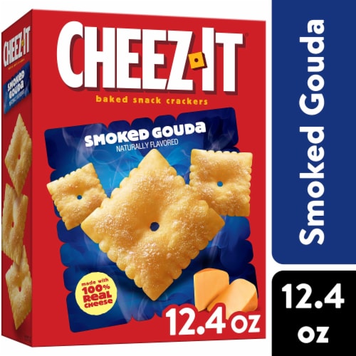 Cheez-It® Smoked Gouda Baked Snack Crackers Perspective: front