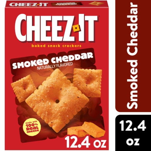 Cheez-It® Smoked Cheddar Baked Snack Crackers Perspective: front