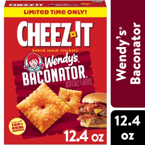 Cheez-It® Wendy's Baconator Baked Snack Crackers Perspective: front