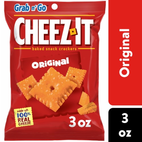 Cheez-It® Original Cheese Crackers Grab and Go Perspective: front