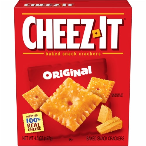 Cheez-It® Original Cheese Snack Crackers Perspective: front