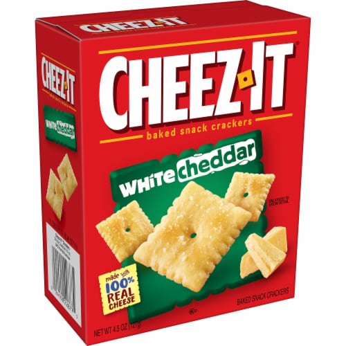 Cheez-It® White Cheddar Cheese Snack Crackers Perspective: front