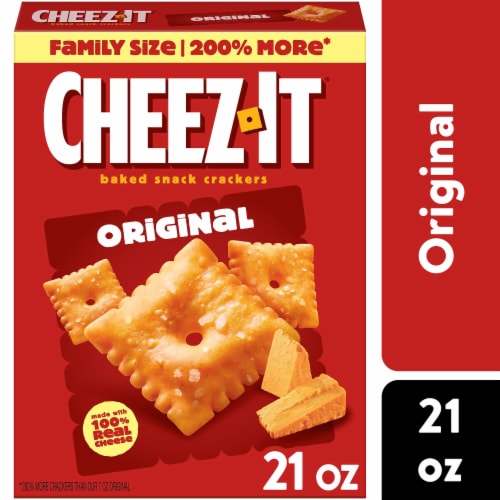 Cheez-It® Original Cheese Crackers Perspective: front