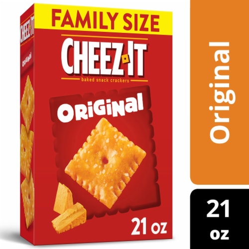 Cheez-It Original Cheese Crackers Family Size Perspective: front