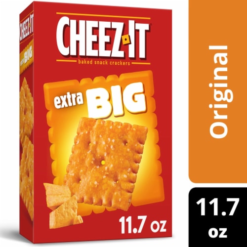 Cheez-It Original Extra Big Cheese Crackers Perspective: front