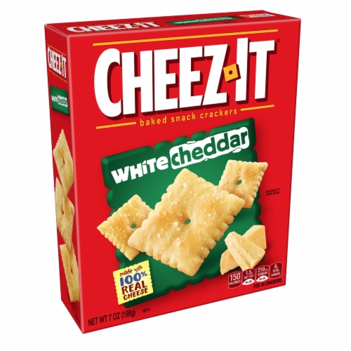Cheez It Sunshine White Cheddar cracker, 7 Ounce -- 12 per case. Perspective: front