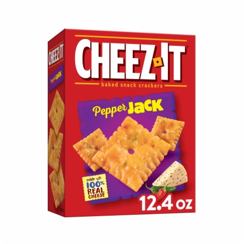 Cheez-It® Pepper Jack Cheese Crackers Perspective: front