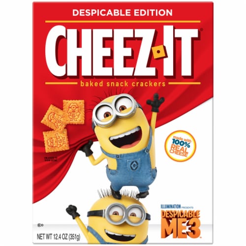 Cheez-It Despicable Edition Baked Snack Crackers Perspective: front