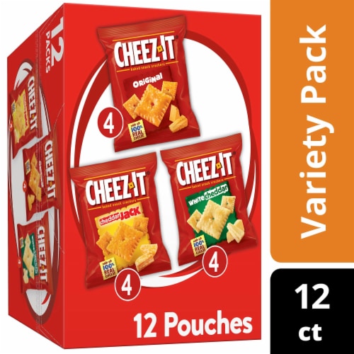Cheez-It® Variety Pack Cheese Crackers Perspective: front