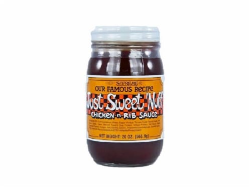 Our Famous Recipe Sweet 'nuff Barbecue Sauce Perspective: front