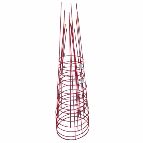 42 in. Red Heavy Duty Plant Support (5-Pack)
