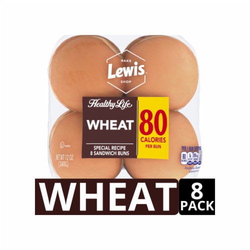 Healthy Life® Lewis Bake Shop Wheat Sandwich Buns Perspective: front