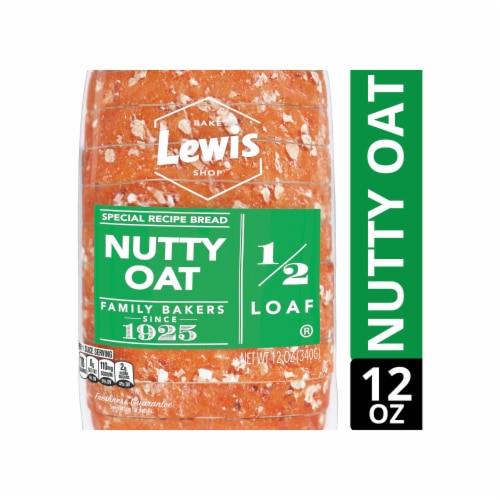 Lewis Bake Shop Half Loaf Nutty Oat Bread Perspective: front
