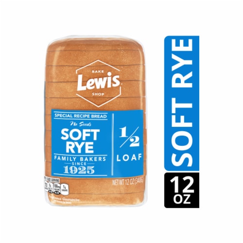 Lewis Soft Rye Half Loaf Perspective: front