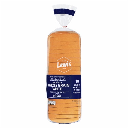 Lewis Bake Shop Whole White Bread Perspective: front