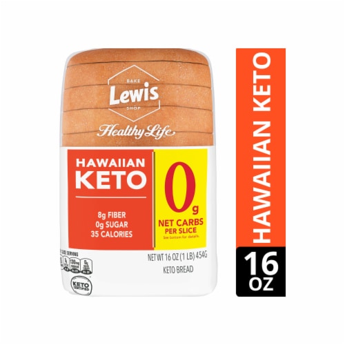 Lewis Bake Shop Healthy Life Hawaiian Keto Bread Perspective: front