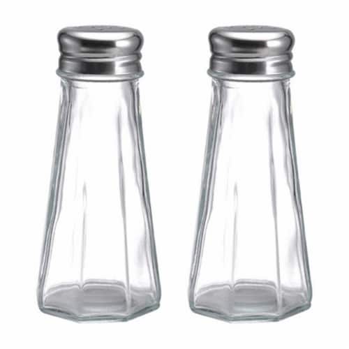 Glass salt and pepper sales