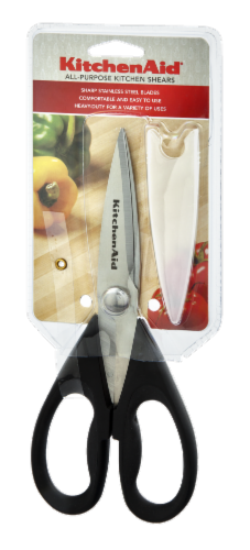 KitchenAid Shears with Soft Grip - Silver/Black Perspective: front