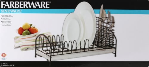 Farberware 3 Piece Slim Dish Rack Brand NEW