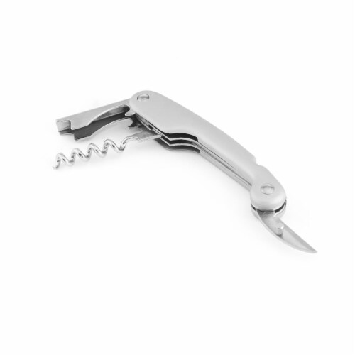 BarCraft Waiter's Corkscrew - Silver Perspective: front