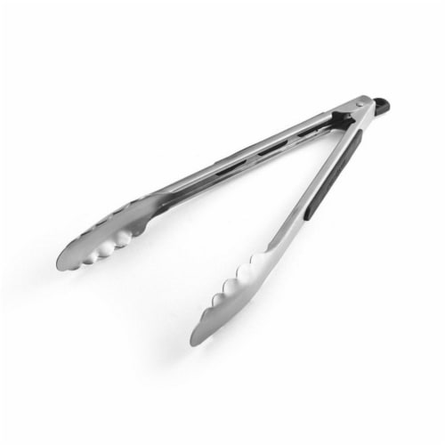 Farberware Pro 12 In. Stainless Steel Tongs 5216095 Perspective: front